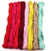 Wholesale 3mm 6mm 9 mm Flat Thin Braided Skinny Elastic Band for Garment Accessories