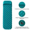 Wholesale 40D Nylon+TPU Multicolor Camping Mattress Camping Hiking Outdoor Mat Folding Sleeping Pad with Pillow