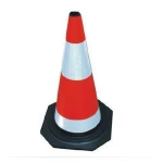 Wholesale  Colored Traffic Road Safety Rubber Cone