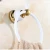 Import Wholesale And Retail White & Golden Painting Towel Rack Solid Brass Towel Holder Round Towel Ring from China