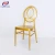 Wholesale Basic Customization Gold Aluminum Phoenix Pattern Circle Back Chiavari Chairs