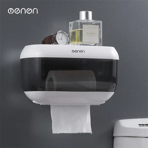 Wholesale bathroom products new design transparent plastic tissue box holder