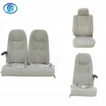 Wholesale bus passenger seat cheap woven design fabric seat for Toyota Coaster
