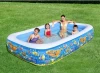 Wholesale Cartoon Pattern Summer Waterproof Outdoor Kids Rectangle Inflatable Swimming Pool