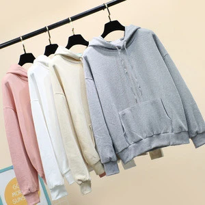 wholesale cheap high quality pullover blank women hoodies