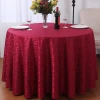 Wholesale Cheap Polyester Round Table Cloth Tablecloth Wedding