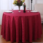 Wholesale Cheap Polyester Round Table Cloth Tablecloth Wedding