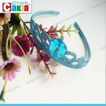 Wholesale crystal hair accessories large crown tiara