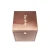 Import wholesale Custom logo MDF wooden gift box brown piano lacquer finish velvet packaging tea box from China
