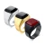 Import Wholesale Custom Logo Signet Male Blank Metal Finger Red Stone Ring 316L Stainless Steel Plated Black Gold Men Gemstone Rings from China
