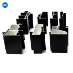 Wholesale Customized Good Quality Glass Door Extrusion frame Aluminum Profiles for Rwanda