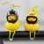 Wholesale cute bicycle accessories helmet yellow duck bell with light