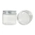Import Wholesale Empty Food Container 30g 40g 50g 60g 80g 100g 120g 150g 200g 250g 500g, Clear PET Plastic Candy Jar with Aluminum Cap from China