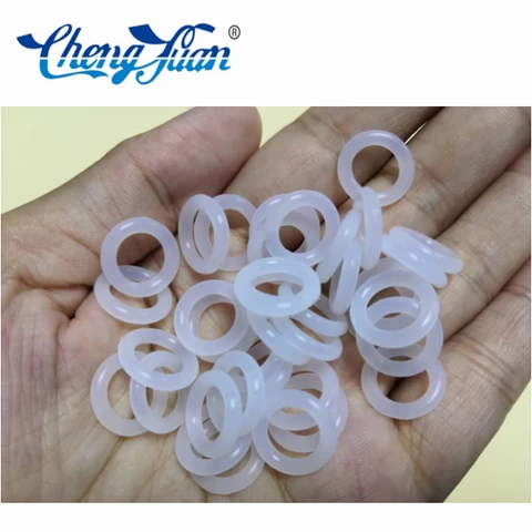 Wholesale Foodgrade High Temperature Resistance White Clear Seals Rubber Silicone Oring O rings O-ring