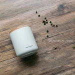 Wholesale High Quality Ceramic Scented Candle with Lid White Ceramic Candle