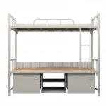Wholesale High Quality Steel Metal Double Bunk Bed With Stairs