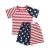 Wholesale Kids Clothing Summer Cotton 4th of July Boys Shorts