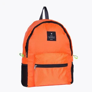 Wholesale Korea Folding Outdoor Travel Storage Sports Rhombus Grid Backpack School Bag