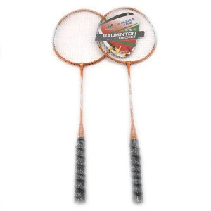 Wholesale low-cost ferroalloy badminton racket