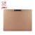 Import Wholesale low price high quality office durable natural color wooden hardboard mdf clipboard from China