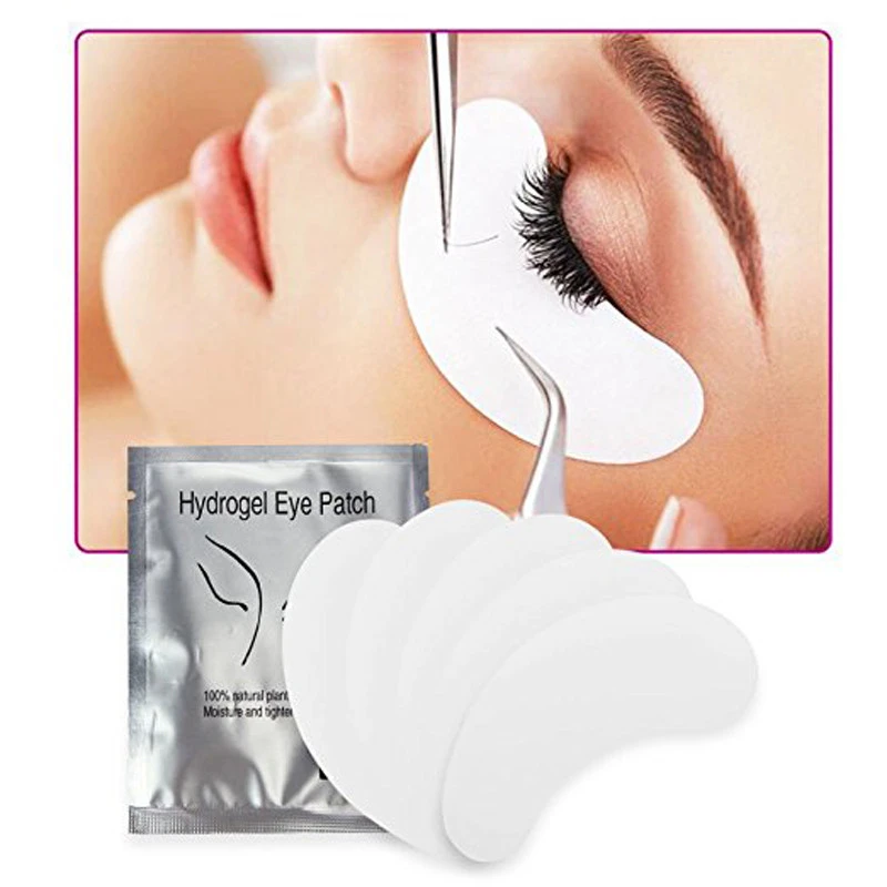 Wholesale Makeup Tools Customized Disposable Lint Free Under Eye Gel Pads For Lash Eyelash Extensions