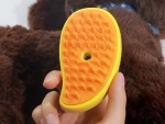wholesale mango design pet brush 3 in 1 Pet Brushes Self Cleaning Steam Cat Brush For Dog Removing Hair with spray