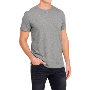 Wholesale Men Clothing Custom Design Apparel Man O-Neck T-Shirt Blank Organic Cotton T Shirt