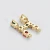 Import Wholesale multicolor CZ letter charm beads ,fashion initial jewelry pendant,micro pave CZ pendant charm from China