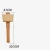 Import Wholesale natural beech bar ice mallet carpenter&#x27;s hammer wooden hammer wooden kitchen hammer from China