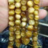 Wholesale Natural Golden Gold Tiger Eye Gemstone Stone Beads Strand