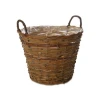 Wholesale small flower pot outdoor wicker outdoor tileable basket