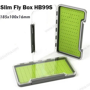 Wholesale tackle fishing silicone insert fly box