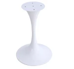 Wholesale trumpet table leg aluminum base dining table tulip table base