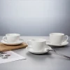 wholesale white restaurnat coffee porcelain ceramic tea cup sets