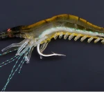 Wholesales silicone  jig soft fishing lure shrimp fishing bait