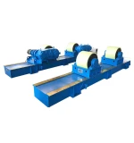 Wind power tower mill turbine pillar seam welding rotator KT Bolt adjust 20ton manual walking wheel pu roller wireless remote