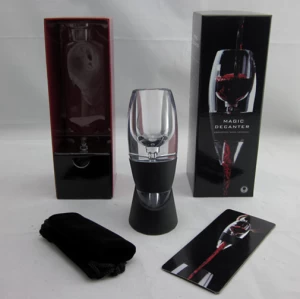 Wine Aerator Decanter Set Fast Red Wine Aeration Maker With Rack