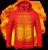 Import Winter back belly intelligent heating hoodies coat charging environmental protection heating cotton jacket from manufacturer from China