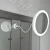 Import Wireless Anti-Fog LED Lighted Bathroom Shaving Gooseneck Mirror Rotating Touch Screen Sensor LED Bathroom Mirror from China