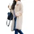 Import Womens plush fleece lapel cardigan long cardigan jacket faux fur warm winter coat jacket with pockets from China