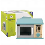 Wooden childrens microwave oven set toys kitchen play toys