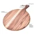 Import Wooden kitchen accessories Customized size and shape Acacia wooden pizza peel pan stone from China