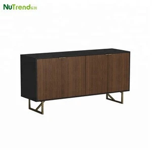 Wooden modern storage console cabinet for living room furniture