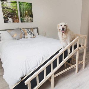 Wooden Pet Step Stair Bedside Dog Carpet Ramps Sale