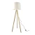 Import Wooden Tripod  Modern Standing  Floor Lamp for Bedroom Hotel Living Room from China