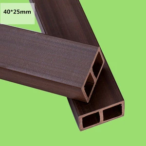 WPC engineering wood plastic Suspended Timber ceiling tube manufacturer