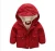 Import X87199A wholesale winter pure color kids 100%cotton fleece jackets boys warm thicken coats from China