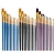 Import Xinbowen Professional 10 Pieces Wood Handle Nylon Hair Artist Brush Quality Watercolor Acrylic Paint Brush Set For Painting from China