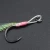 Import Xuhang S007 single luminous assist bkk fishing hooks with pe line feather from China