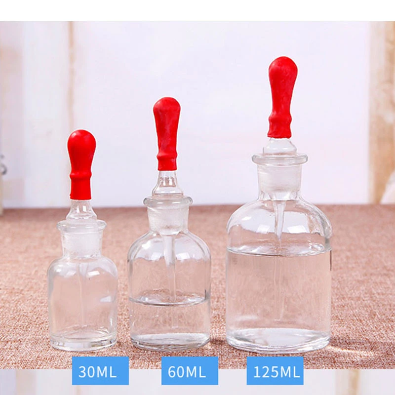 Xuzhou Avertan Chemical Laboratory glass reagent bottles with Dropper Experimentbottle in amber  clear